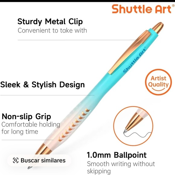 Colorful Gradient Pen Set - Picture 4 of 6